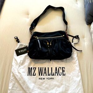 MZ Wallace (Vintage) Black "Paige" Crossbody Bag - like new!!